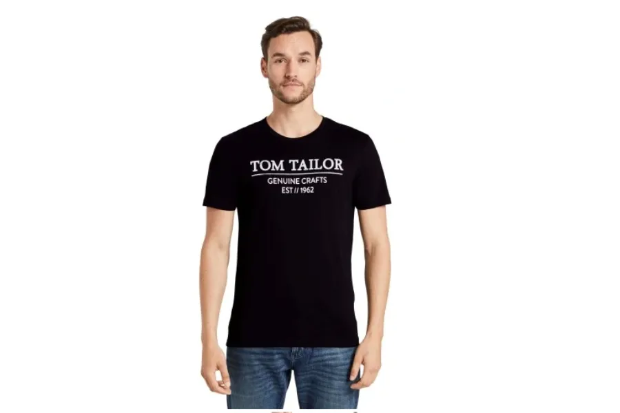 T-shirt z okrągłym dekoltem Tom Tailor Tee