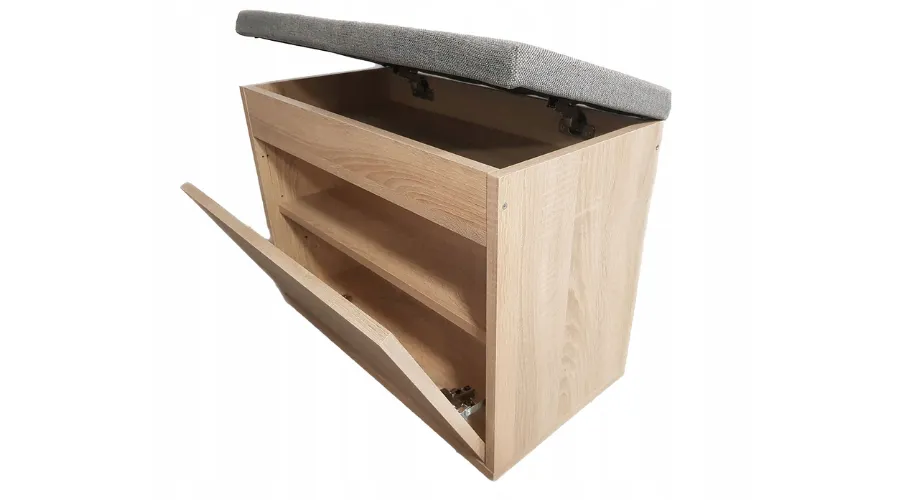Party chair shoe cabinet with seat 80 x 43 x 30 cm Sonoma Oak